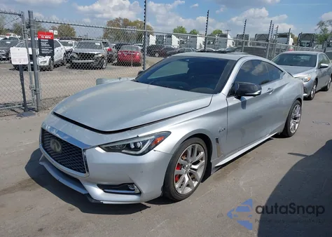 2017 Infiniti Q60 3.0T Red Sport 400 from USA, damaged, VIN JN1FV7EK7HM610841